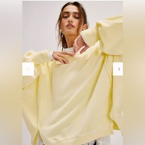 We The Free Camden Sweatshirt Women SMALL. NWOT